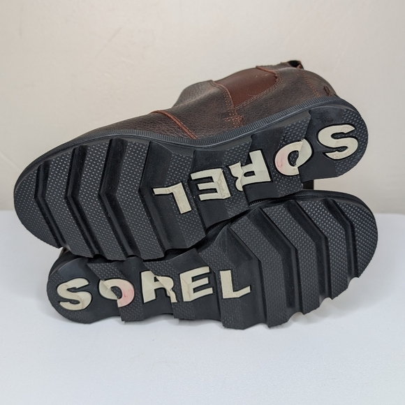 NWOB SOREL Joan of Arctic Wedge II Chelsea Bootie Size 8.5 in Quarry - Picture 7 of 8